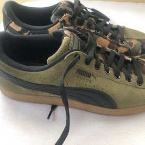 Classic Green Camo Puma Suede...